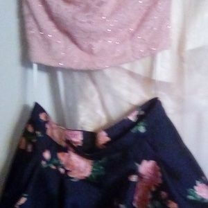 Two Piece Homecoming Dress